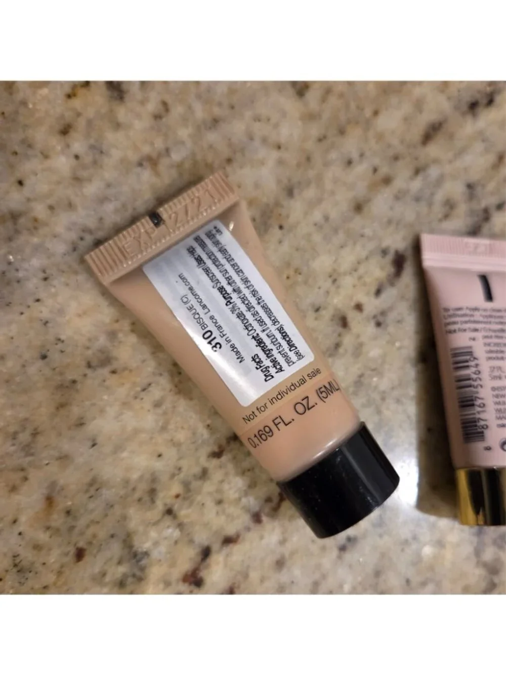 Lot of 3 Travel Sample Size Lancome Ultra Wear Estee Lauder Futurist Double Wear